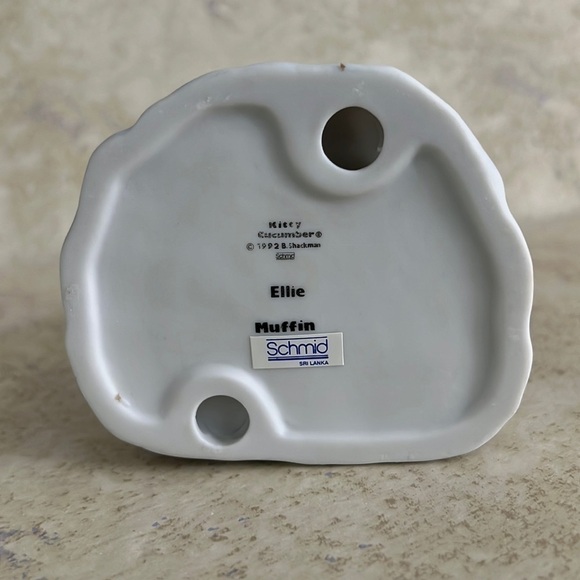 Kitty Cucumber Christmas Campfire Ellie and Muffin Schmid 1992 - Picture 5 of 6